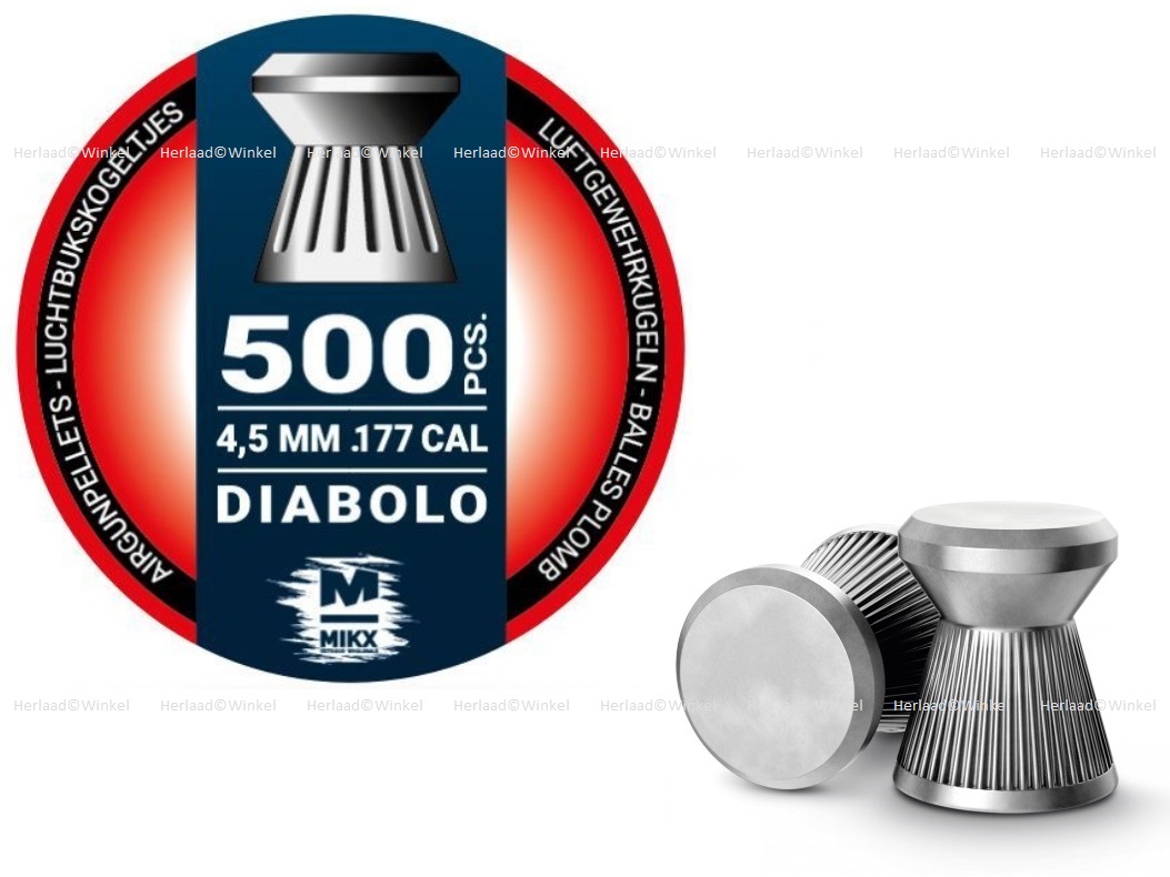 Ansia Diabolo Flathead 4.50mm Airgun Pellets tin of 500